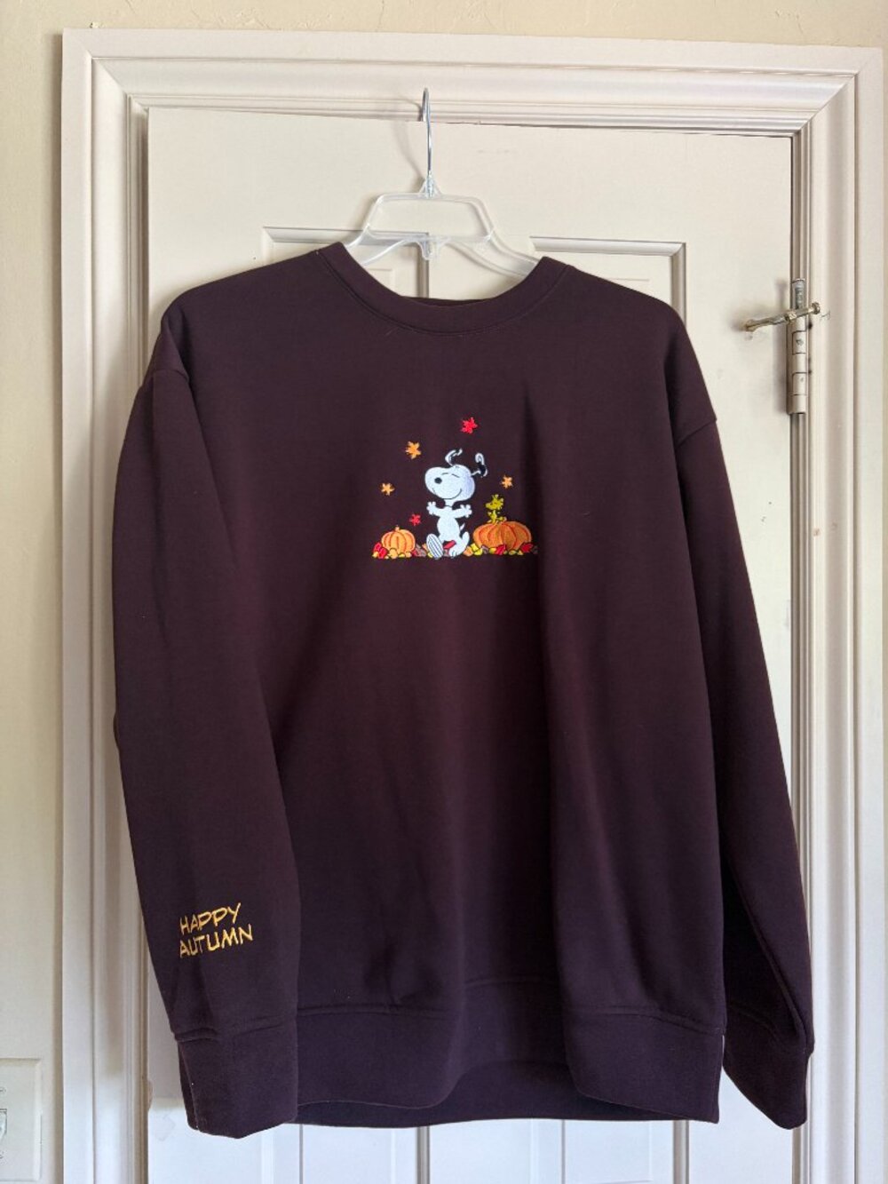 Brown Peanuts Autumn Crewneck